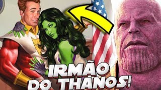 CONHEÇA O IRMÃO DO THANOS DE VINGADORES GUERRA INFINITA [upl. by Skardol]