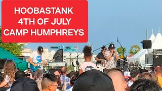 HOOBASTANK LIVE AT CAMP HUMPHREYS 4TH OF JULY FREEDOM FEST CELEBRATION [upl. by Tortosa]