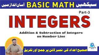 Addition amp Subtraction of Integers on Number Line  How to add and subtract signed numbers [upl. by Yared]