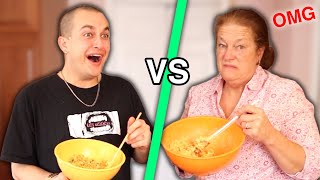 Vegan vs NonVegan Cooking Taste Test with my mom [upl. by Wainwright]