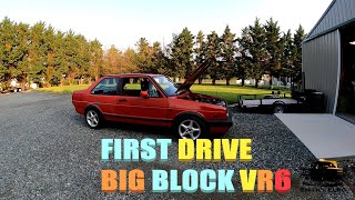 FIRST DRIVE BIG BLOCK 36 VR6 ON FUELTECH CAT CAMS [upl. by Theodor]