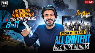 AJJ FRIDAY SPECIAL ALL CONTENT CREATORS MATCHES  TIKTOKERS  YOUTUBERS CUSTOM ROOMS [upl. by Sillsby314]