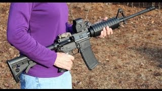 1st Time  Sig Sauer M400 by The Lighthouse Lady [upl. by Bambi78]