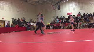 21619 Cameron Morgan vs Ethan Wilson WATW DISTRICTS SEMIFINALS 106lbs [upl. by Parry]