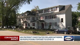 UNH fraternity investigated for large gathering after 11 COVID19 cases [upl. by Coveney]