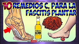 Remedios y Tratamientos Fascitis Plantar  10 Remedios Caseros para la Fascitis Plantar👣 [upl. by Walt349]