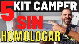 ⚠️CAMPERIZAR furgoneta SIN homologar 💶 por POCO dinero ► 5 KIT Camper que no te DEBES perder 190 [upl. by Esirehs750]