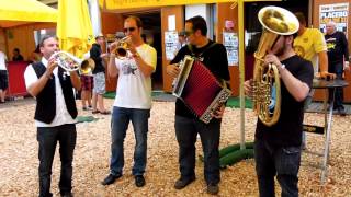 Austrian Folk Music Traditional Oompah Band Playing at Picture On Festival 110812 [upl. by Bautram241]