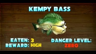 Hungry Shark Evo kempy bass localisation [upl. by Annaiviv]