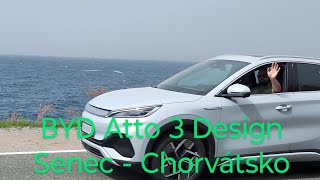 Chorvátsko BYD Atto 3 Design elektrické SUV  Senec  Chorvátsko  Senec [upl. by Nairam]