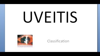 Ophthalmology 159 a Uveal Tract Anatomy Uvea Uveitis Classification eye What is classify parts [upl. by Eirrotal852]