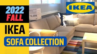 Ikea Store walking tour Sofa and Couch selection at Ikea Palo Alto CA Store fall season on October [upl. by Esidnac]