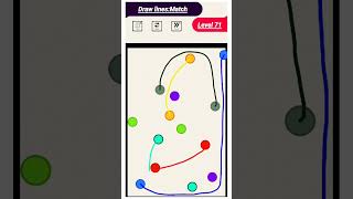 match color balls drawline shorts ☺️ level71 match color balls draw line game 👍👌 [upl. by Mencher]