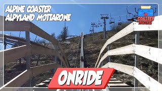 Alpine Coaster  AlpyLand Mottarone  Wiegand  Alpinecoaster  POV [upl. by Dolphin]