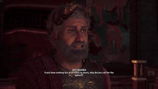 Assassins Creed Odyssey  How to accuse King Pausanias successfully with a proof [upl. by Genvieve]