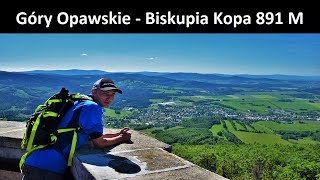 Biskupia Kopa 891 M  Góry Opawskie [upl. by Ayekin]