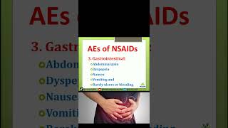 Antiinflammatory NSAIDs Drugs Adverse Effects Side Effects of NSAIDs Pharmacology pharmacist [upl. by Candie]