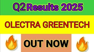 OLECTRA GREENTECH Q2 results 2025  OLECTRA GREENTECH results today  OLECTRA GREENTECH Share News [upl. by Landel]