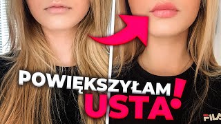 Powiększanie usttest błyszczyku od too faced [upl. by Durand822]