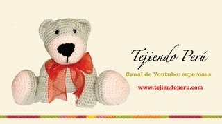 Osito de San Valentín en crochet Parte 3 piernas [upl. by Vareck982]