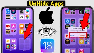 So blenden Sie Apps unter iOS 18 wieder ein  So entsperren Sie Apps auf dem iPhone [upl. by Adleme]