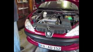 Peugeot 206 How to change the timing belt [upl. by Edelstein]