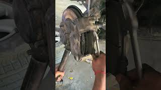 Brake pad change automobile brakepads mechanic [upl. by Laroy]