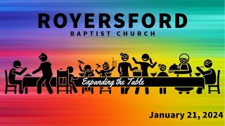 Royersford Baptist Church Worship January 21 2024 [upl. by Kenimod]