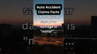 Auto Accident Claims Facts  quotMinor Damagequot [upl. by Aissatan]