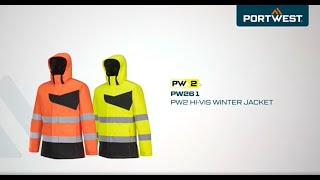 Portwest PW261  PW2 HiVis Winter Jacket  EN [upl. by Noreen]