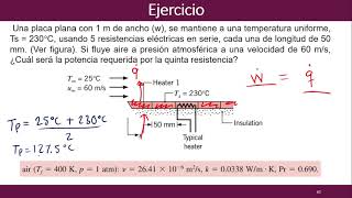 Transferencia de Calor por Convección  Resistencias eléctricas Examen [upl. by Carolina71]