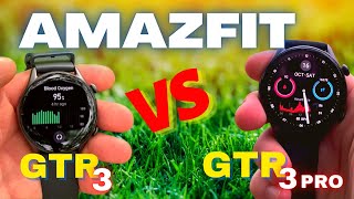 AMAZFIT GTR3 vs AMAZFIT GTR3 Pro Review amp Comparison  Key Differences Between GTR3 and GTR3 Pro [upl. by Atinahc]