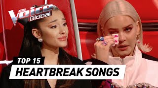 💔 EMOTIONAL HEARTBREAK songs on The Voice [upl. by Suk]