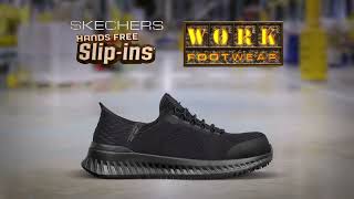 Skechers Work Safety Toe Hands Free Slipins® Commercial [upl. by Nagiem705]