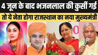 Rajasthan  CM Bhajanlal के बाद Kirodi Lal Meena Vasundhara Raje या Baba Balaknath बनेंगे सीएम [upl. by Amble]