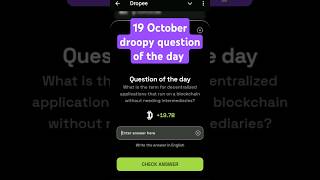 Droopy question of the day today 19 October droopy daily question costarica8343 [upl. by Ewer]