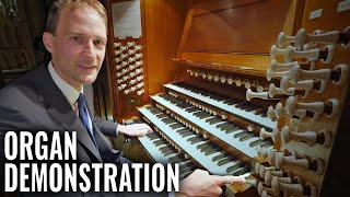 🎵 Chichester Cathedral Organ Demonstration [upl. by Newfeld774]