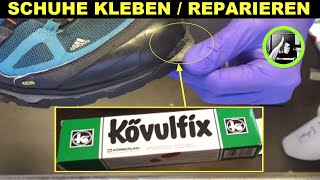 Wanderstiefel reparieren ✅ Wanderschuhe kleben  Schuhe kleben  Schuhsohle kleben diy schuhe [upl. by Sukey]