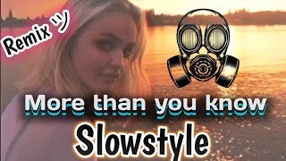 🎶SlowStyle  More Than You Know Dj NeKo ツ😱 [upl. by Rene]