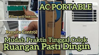 UNBOXING DAN REVIEW AC SHARP AHX6BEY AC SPLIT 12 PK INVERTER  CICI REVIEW 69 [upl. by Doy]