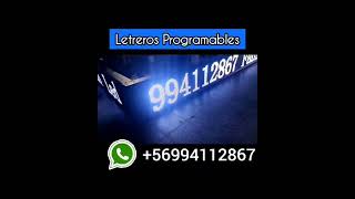 LETRERO PROGRAMABLE EN FORMA DE L [upl. by Cassandra]