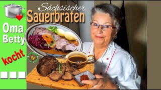 Sauerbraten sächsisch traditionell gut [upl. by Aicemat178]