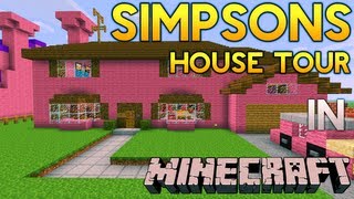 Minecraft Simpsons House Tour [upl. by Chap]