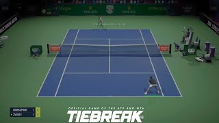 T GRIEKSPOOR vs A ZVEREV Shanghai 24 Gameplay TIEBREAK tiebreak [upl. by Nyrek]