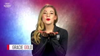 Olympic Channel Happy Valentines Day From Gracie Gold [upl. by Brynne869]