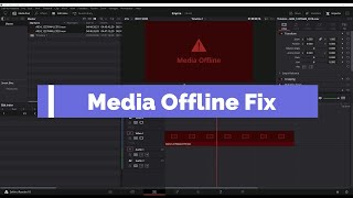 DaVinci Resolve 18 Media Offline Fix [upl. by Jerrol]