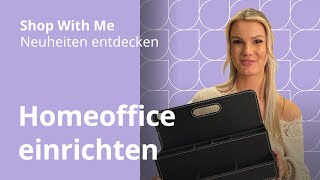 Homeoffice einrichten  Shop With Me – IKEA Neuheiten entdecken mit Cindy Jane [upl. by Anirehc]