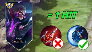 ROGER NEW SUPER DAMAGE BUILD 2024 MUST TRY  MLBB [upl. by Ertnom]