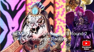 The Masked Singer Season 3 All Round 2 Performances Ranked [upl. by Alios329]