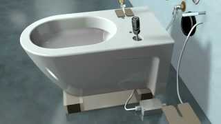 SensoWash ® C How to Install Duravit Hanging Type Commode By Modern Tiles Faisalabadflv [upl. by Asilak]